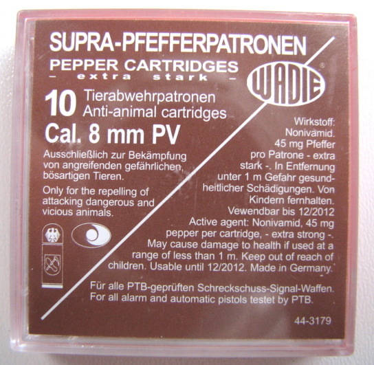 foto V�prodej! N�BOJKA/WD 8mm SUPRA PEPPER